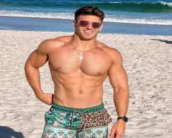 Sam is a fitness freak and exercises regularly to keep himself fit and fine.